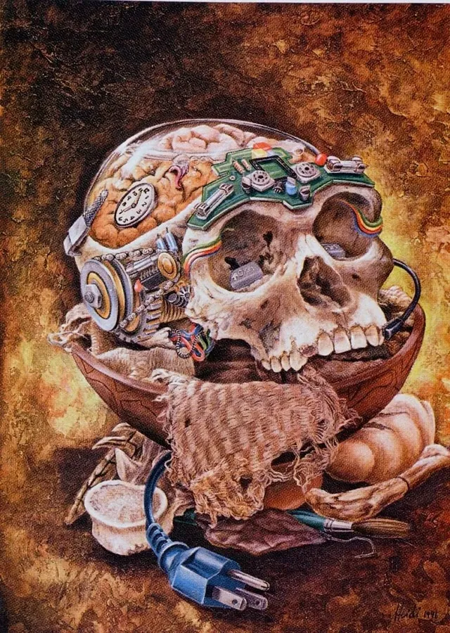 Forbes, surrealist painting from the Applied Art collection