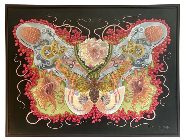 Third Cell, surrealist painting from the Fantasia collection