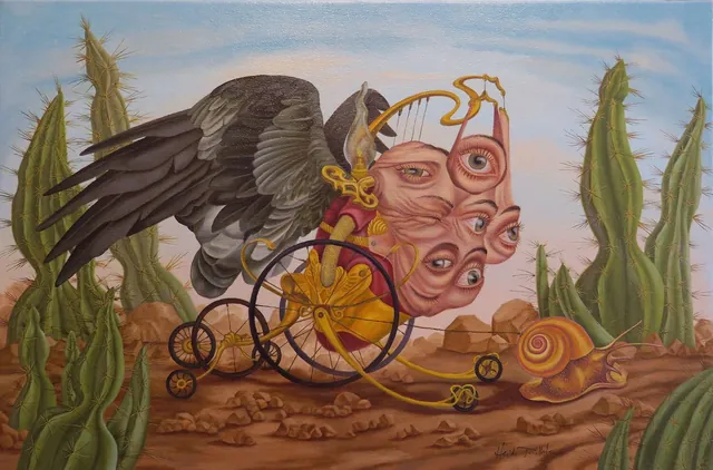 The Eyes of my Heart, surrealist painting from the Miniature collection