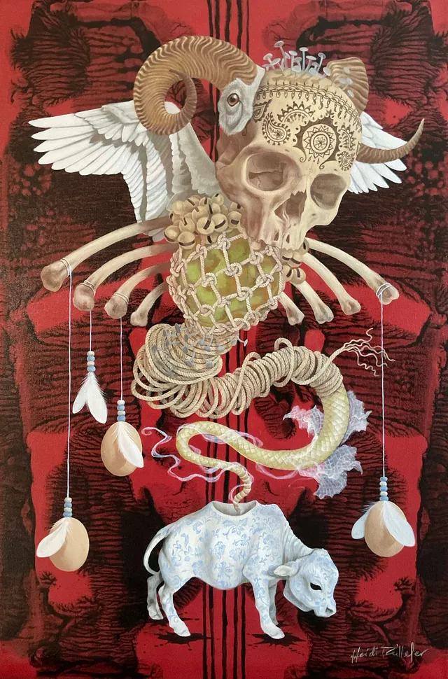 Death Wish, surrealist painting from the Spirituality collection