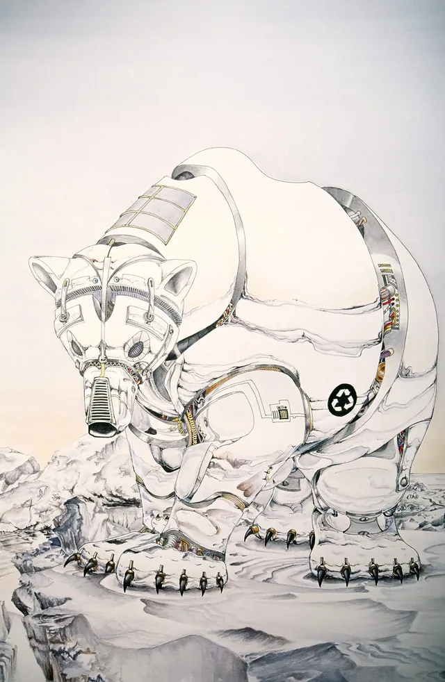 Beyond Belief, surrealist painting from the Watercolour collection